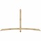 Ekena Millwork Bellingham Rough Sawn Timber Gable Bracket, Douglas Fir, 96"W x 52"H x 2"D x 4"F, 13/12 Pitch GBW096X52X0204BEL00RDF - alternate 1